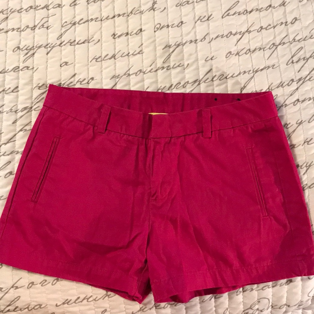 Dark pink shorts